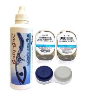 Stardikomplekt Biomedics 55 Evolution 1+1 tk + Unica Plus 100 ml + konteiner