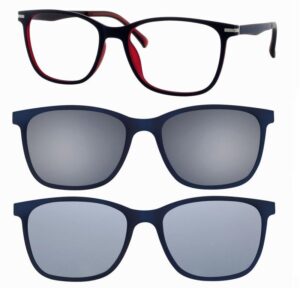 CentroStyle F007353142000 Dark Blue/Red + magnetkinnitusega klipid 2 tk