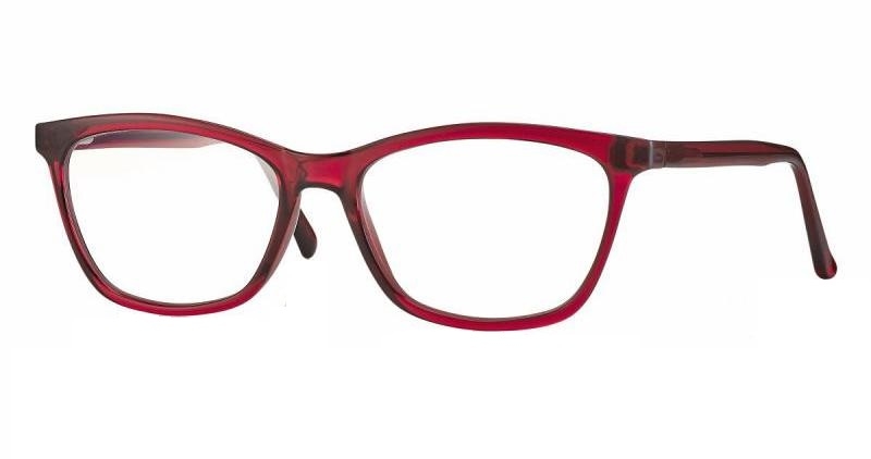 Arvutiprillid sinise valguse filtriga Cat-Eye F0216 Shiny Red Blue Light Filter Sph 0,0
