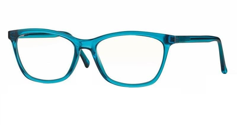 Arvutiprillid sinise valguse filtriga Cat-Eye F0216 Shiny Turquoise Blue Light Filter Sph 0,0