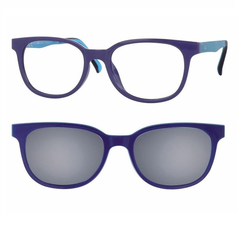 CentroStyle Junior F028147239000 Shiny Blue/Light Blue + magnetic clip-on