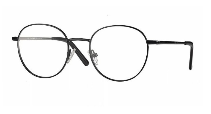 CentroStyle F034320001000 Metal Round Shiny Black