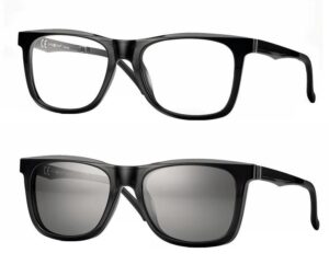 CentroStyle F038454001000 Shiny Black (Size L) + magnetkinnitusega klipid