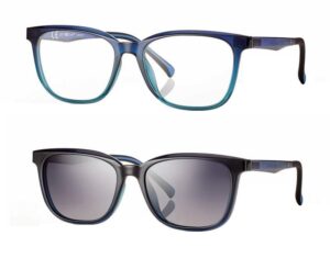 CentroStyle F042552236000 Shiny Black/Gradient Green + magnetkinnitusega klipid