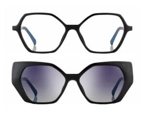 CentroStyle F046054001000 Neyeture Shiny Black + magnetkinnitusega klipid