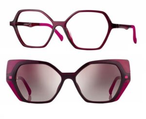 CentroStyle F046054133000 Neyeture Shiny Burgundy + magnetkinnitusega klipid