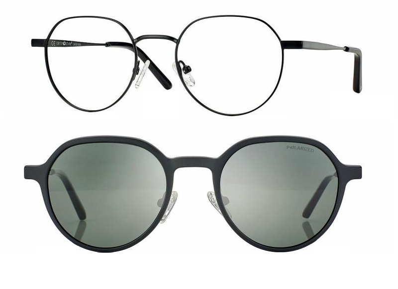 CentroStyle F060952002000 Matt Black + magnetic clip-on