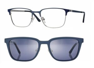 CentroStyle F061052024000 Matt Blue/Silver Metal + magnetkinnitusega klipid