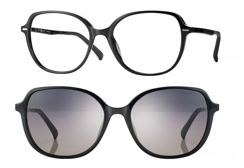 CentroStyle F061453001000 Shiny Black + magnetic clip-on