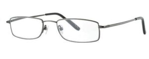 Metallraamidega lugemisprillid 6451 Half Eye Medium 51 metallik