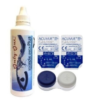 Stardikomplekt Acuvue Oasys 1+1 tk + Unica Plus 100 ml + konteiner
