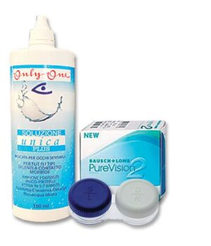 PureVision 2HD sooduskomplekt 3+3 läätse ja Unica Plus 360ml + konteiner