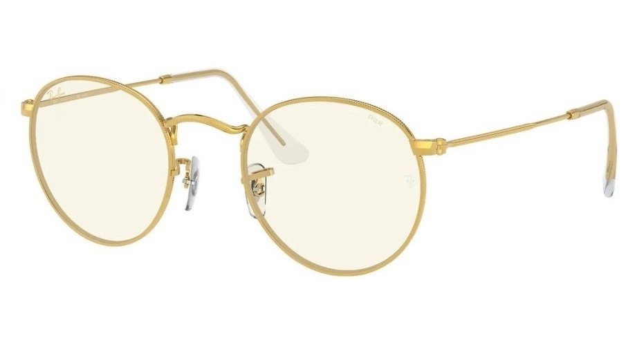 Ray-Ban 3447 9196BL Round Evolve Photochromic with Blue Light Filter (Size M) - Image 2