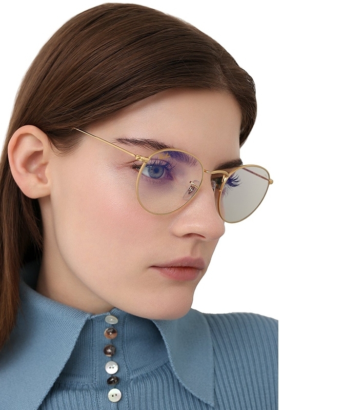 Ray-Ban 3447 9196BL Round Evolve Photochromic with Blue Light Filter (Size M) - Image 5