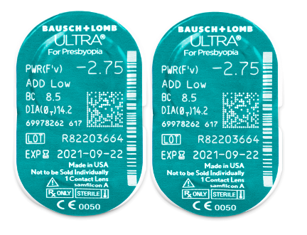Stardikomplekt Bausch + Lomb ULTRA 1+1 tk